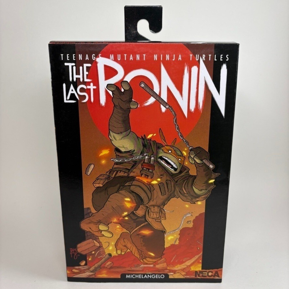 NECA TMNT The Last Ronin Michelangelo Action Figure 7 Inch Scale New Boxed